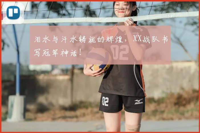 泪水与汗水铸就的辉煌，XX战队书写冠军神话！